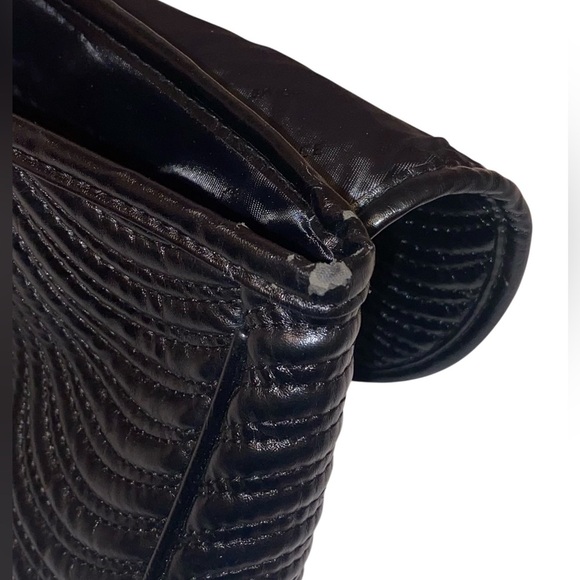 Versace Quilted Wristlet Clutch in BLACK - Picture 6 of 6